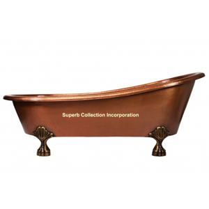 Bañera de cobre martillado antiguo fabricante indio nuevo diseño a la venta al por mayor y suministros - Product Image 1