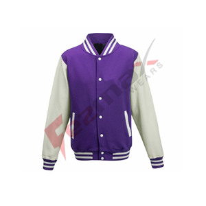 Wholesale Letterman Jacket With Leather Sleeve Sports Baseball Jacket Men Letterman Jacket For sale 2021 - Product Image 4