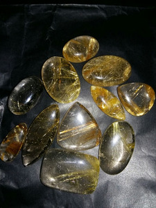 หินควอตซ์ Cabochons ไหมทอง,หินอัญมณีไหมทอง - Product Image 4