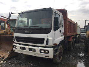 Camion à benne basculante d'occasion CXZ81Q 6*4 Couleur blanche 6x4 Vente chaude Isuzu Japon - Product Image 4