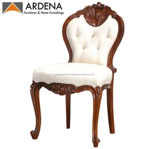 Nouveaux meubles de chaises de salle à manger en bois français antique avec bois massif d'acajou pour meubles de maison de salle à manger