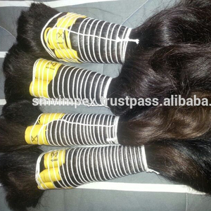 100% Cabellos humanos indios a granel sin procesar Fabricante de cabello a granel Precio al por mayor Cabello humano a granel - Product Image 2
