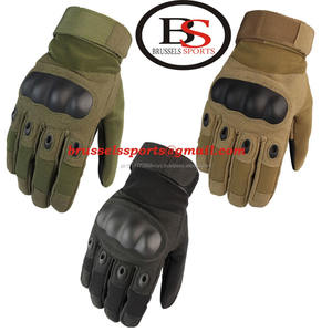Guantes tácticos de dedo completo, Color verde, nudillos duros, transpirables, para pantalla táctil, con logotipo personalizado - Product Image 3