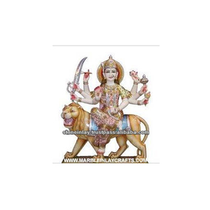 White Marble Durga Maa God Statue - Product Image 1