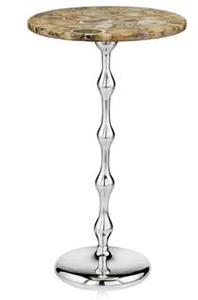 TABLE en AGATE de luxe en métal, TABLE basse, en osier, de jardin - Product Image 4