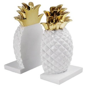 Porte-livres en forme d'ananas à vendre, couleur blanche de luxe, décoration en forme d'ananas, porte-livres à vendre - Product Image 1