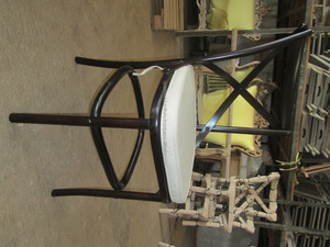 Chaises de salle à manger en teck, style français Antique, finition branchée - Product Image 3