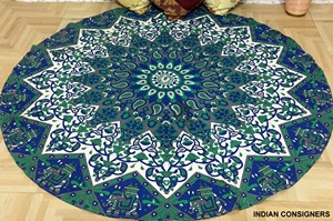 Coton Paon Mandala Hippie Méditation Yoga Tapis Belle Doux Tissé Indien Serviette De Plage Tapisserie Plusieurs Couleurs Décor À La Maison - Product Image 4