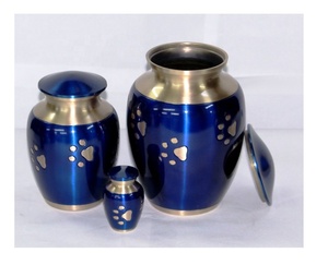 ร้อนขายราคาถูก Designer Blue Pet Cremation Urns - Product Image 2