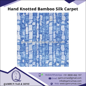 Tapis en soie de bambou tibétain noué à la main de qualité supérieure tapis de taille parfaite pour la maison salon tapis en gros moderne - Product Image 2