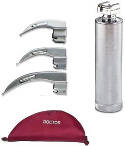 Ensemble de laryngoscope Macintosh à fibre optique avec 3 lames Instruments chirurgicaux pour examen diagnostique - Product Image 3