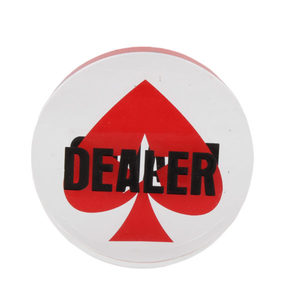 Bouton professionnel de poker en acrylique, personnalisé, de haute qualité, Texas Poker - Product Image 1