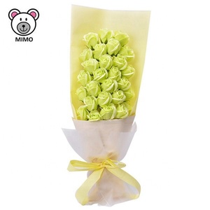 LOGO del MARCHIO Dolce Red Rose Sapone Bouquet di Fiori Per Il 2019 Nuovo Giorno di San Valentino A Mano Piuttosto Artificiale <span class=keywords><strong>Da</strong></span> Sposa Wedding Bouquet di Rose - Product Image 5