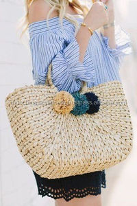 Meilleure Vente Vietnamien Sac À Jacinthe D'eau/100% Unique fait à la main Jacinthe D'eau Sac À Provisions, Sac de Plage - Product Image 3