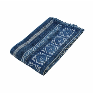 Wholesale 5x8 Feet Accent Area Carpet, Large Size Antique Indigo Vegetable Dyed Dhurrie, Vintage Style Floor Rug - Product Image 6