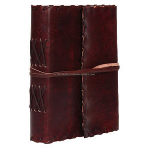 Bloc-notes de produits laitiers fait à la main Vintage de qualité supérieure personnalisé en cuir véritable relié écriture Journal de voyage couverture rigide pour prendre des Notes - Product Image 6