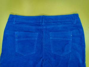 Étiquettes en velours côtelé extensible en coton Spandex pour femme, pantalon slim, à fermeture éclair, élastique moyenne, stocks en gros, - Product Image 4