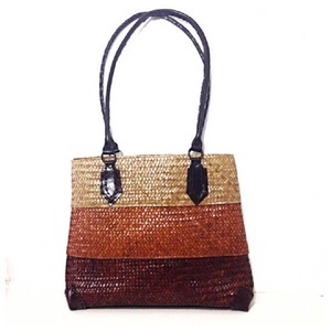 ถุงฟางถักลายธรรมชาติทำด้วยมือแบบทันสมัยเป็นมิตรต่อสิ่งแวดล้อมมีซิปมีปุ่มปิดลูกปัดโซ่ลายจุดแบบออนไลน์ราคาถูก - Product Image 6