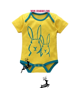 Mono de bebé de moda OEM en oferta, fabricante indio de Tirupur, venta al por mayor, algodón orgánico de bambú, estampado personalizado, infantil, verano, unisex - Product Image 6