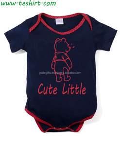 Organic Cotton Baby Short Sleeve <b>Romper</b> Cheap Wholesale Baby Cloths Indian Supplier Tirupur Bamboo Cotton Natural Dyed <b>Romper</b> - Product Image 3