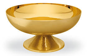 Cuenco de latón para Iglesia, con cáliz, Brassworld, India - Product Image 3