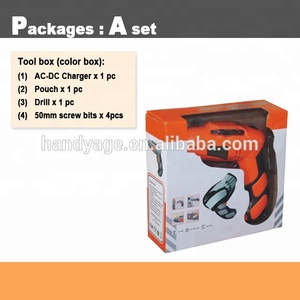 Juego de destornilladores recargables de litio, 4,8 V, ET0400-008 - Product Image 2