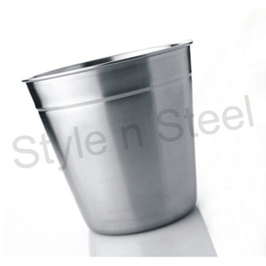 Seau à glace isolé en acier inoxydable avec pinces Seaux à glace Bacs à boissons Seau à glace en acier inoxydable - Product Image 1