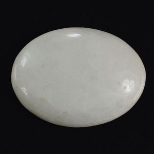 Colgante de joyería ovalada de jade blanco de alta calidad, joyería de cabujón ovalado de piedra Natural, mayorista de piedras preciosas de cristal curativo - Product Image 2