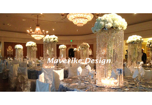 Decoración DE BODA soporte de mesa de flores de cristal centro de mesa soporte de flores minimalista un regalo ideal para la decoración de la sala de estar - Product Image 6
