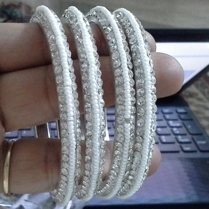 <b>Indian</b> Wedding Lac <b>Bangle</b> Rhinestone Crystal <b>Bangle</b> - Product Image 1