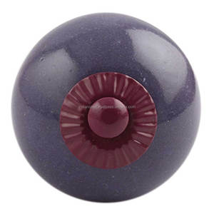 Lot de boutons de ferme en céramique violet, poignées de meubles ronds, tiroir maison 3.81 cm CSCRK-87(SCRK-41) - Product Image 1