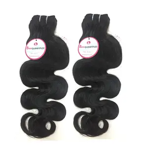 Cabello humano 100% NATURAL, color negro, vietnamita, en agua, cuerpo ondulado, 20 pulgadas, doble estiramiento, cutícula, cabello Alineación