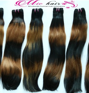 ซูเปอร์คู่วาดขายส่งนามสกุลผมมนุษย์หลายสีผมถักเปียผม - Product Image 4