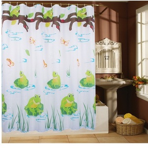 Rideaux de douche imprimés en zigzag pour salle de bain - Product Image 6