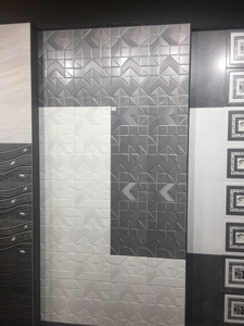 Azulejos de cerámica rústicos de diseño de modelo gráfico 3D 300x600mm Azulejos de pared y suelo antideslizantes Premium para hospital - Product Image 4
