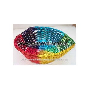 ตะกร้าลวดอลูมิเนียมรูปหัวใจหลายสีสำหรับผลไม้ผักและ Chapati - Product Image 3