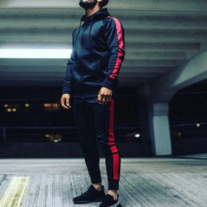 ชุดเสื้อมีฮู้ด2ชิ้นชุดเสื้อกีฬาแบบสวมศีรษะขนาดใหญ่ชุดออกกำลังกายและวิ่งจ๊อกกิ้งดีไซน์ตามสั่ง - Product Image 3