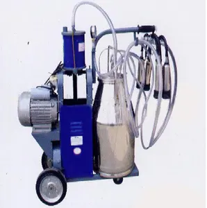 Solpack Stainless Steel Milking Machine Cow Milking Machine With Trolley and 25 kg Capacity bucket Cheap Price