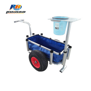 New and Hot Two Ballon Wheels Sand <strong>Wheelbarrow</strong> Tool Carts Beach <strong>Fishing</strong> Trolley - Product Image 1