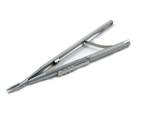 Porte-lame Castroviejo pour instruments chirurgicaux manuels, en acier inoxydable, certifié CE, dispositif médical de classe II, garantie 1 an - Product Image 1