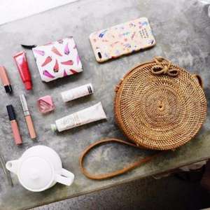 คุณภาพสูงขนาดเล็กหวายกระเป๋าสุภาพสตรีหวายกระเป๋าคลัทช์ราคาถูกขายส่ง - Product Image 5