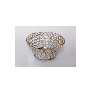 Bougeoir Votive en forme de bol en cristal fait main - Product Image 1
