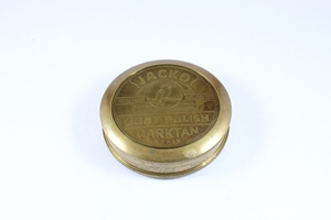 บูตขัดเงาทิศทางสไตล์วินเทจทำจากทองเหลืองย้อมสีเข้มพร้อมเคสหนังวัสดุอัลลอยด์คาลิรอนแฮนด์เมด - Product Image 3