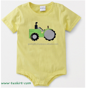 Pelele de algodón orgánico para niños pequeños, Pelele de manga corta, ropa de bebé, proveedor indio, tirupur, algodón de bambú orgánico, venta al por mayor - Product Image 5