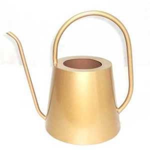 Clásico real negro Nuevo diseño barato al por mayor Hotel restaurante casa de Metal regadera/Olla para jardín - Product Image 3