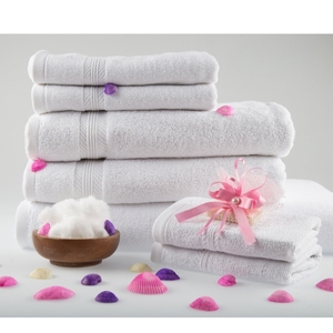 Dobby Towels Nuevo diseño elegante 100% Toalla de baño de algodón con logotipo personalizado al precio más bajo Juegos de toallas de baño de golf de la India - Product Image 4