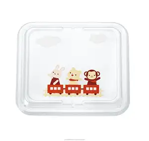 Japanese cute disposable kids lunch box sushi takeaway food animal pattern