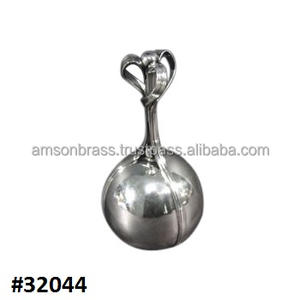 Campana de mano de Metal para adoración Campana de barco de latón para cocina casera y campana de barco de latón marítimo interior al aire libre - Product Image 1