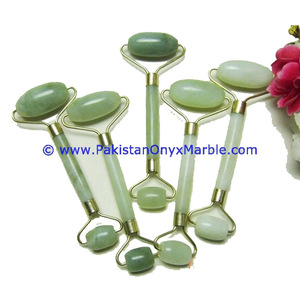 ลูกกลิ้งหยกความงาม,เครื่องมือนวดหน้าต่อต้านริ้วรอย,หินหยกธรรมชาติ100% - Product Image 4