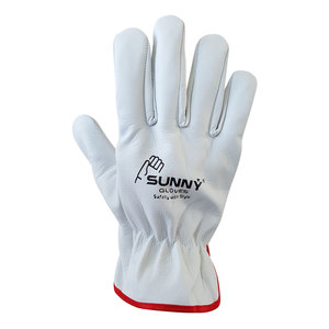 Cow grain leather <b>driver</b> <b>gloves</b>/ truck driving <b>gloves</b> - Product Image 5